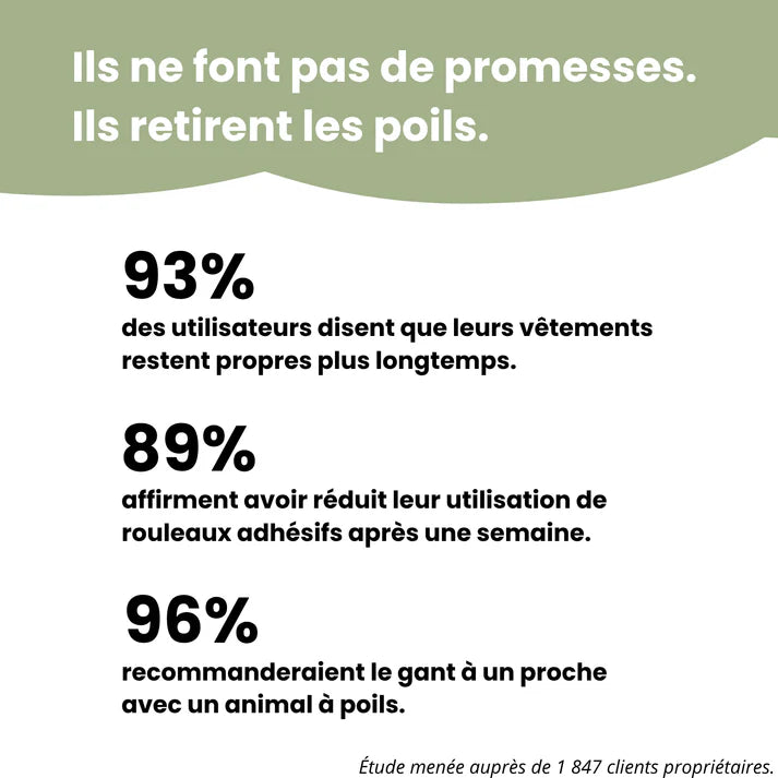 Gant Anti-Poils Réutilisable & Écologique ♻️
